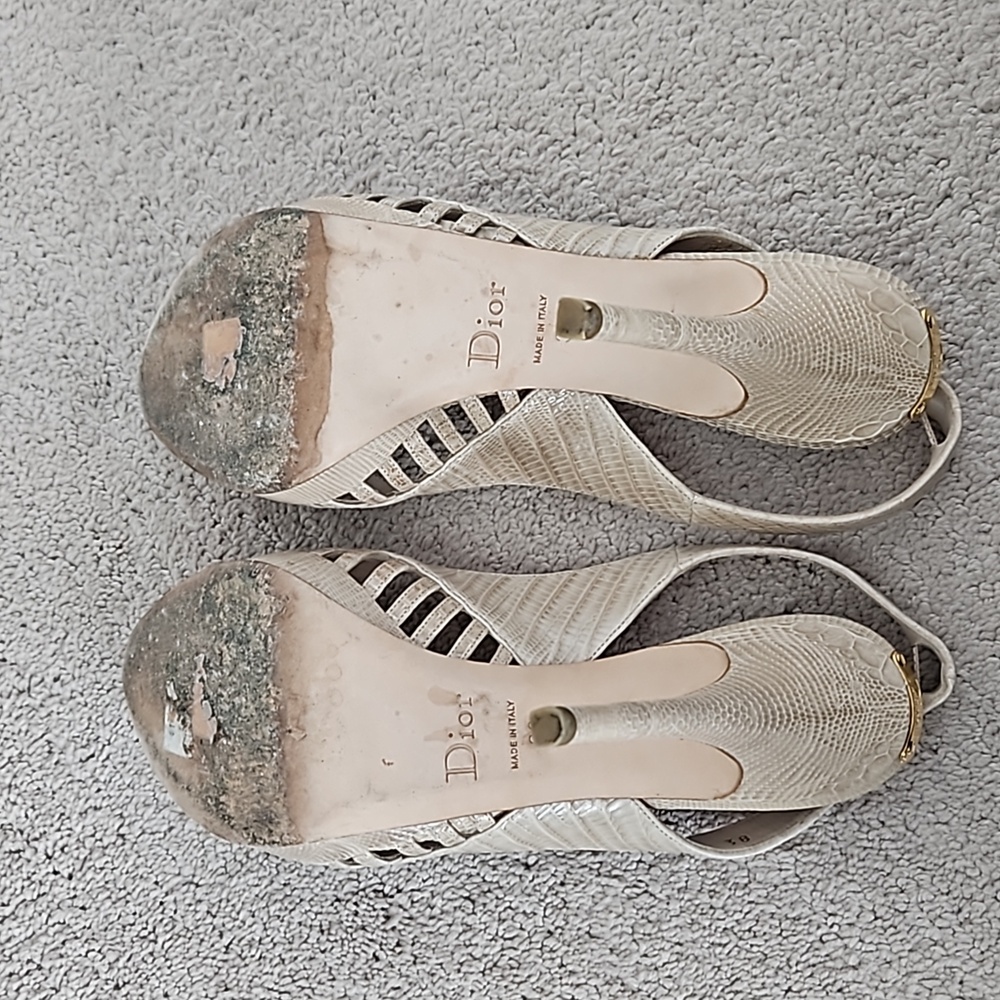 Christian Dior Python Heels Excellent Condition!! - image 8